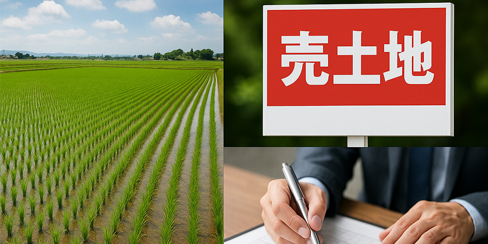 田んぼの売却方法は2種類ある