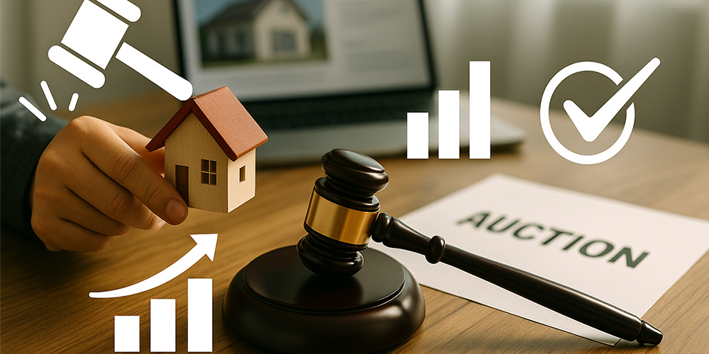 マイホームのオークションの基本的な流れ